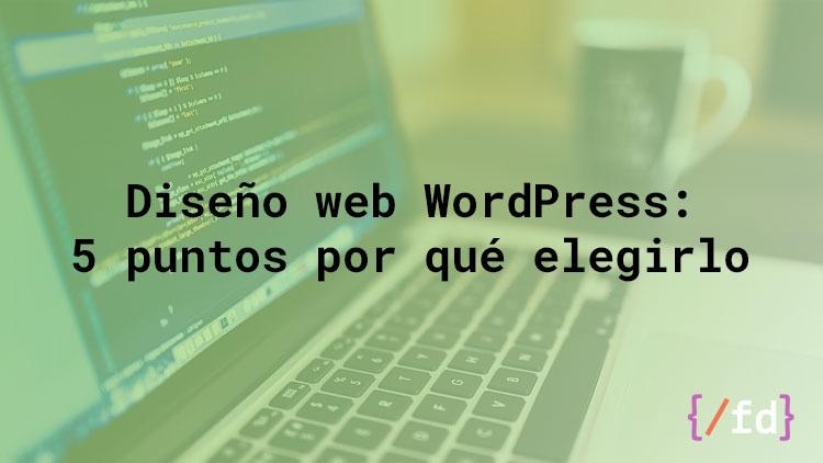 WordPress web design on a laptop screen showing a professional website layout