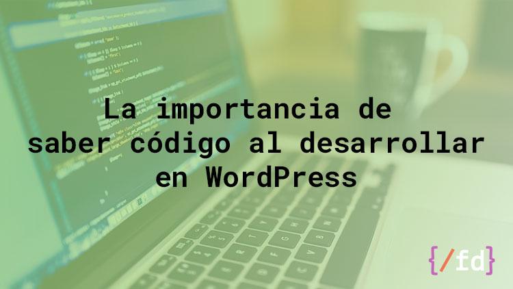 Coding skills for WordPress development shown on a laptop screen with code editor open
