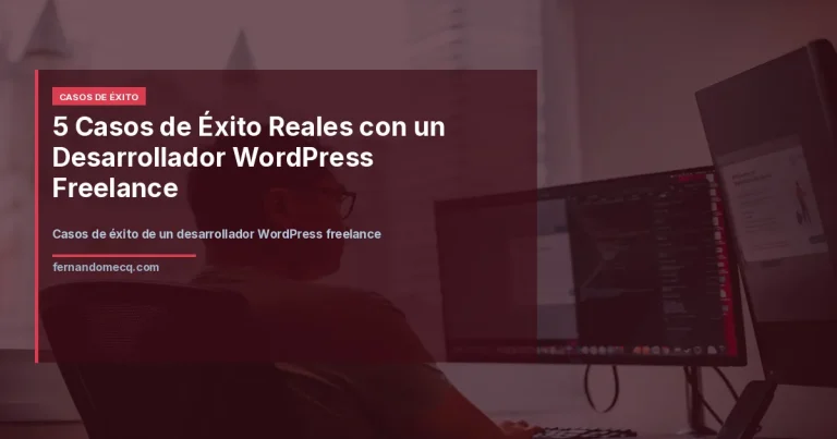 5 real success stories working with a freelance WordPress developer for measurable results