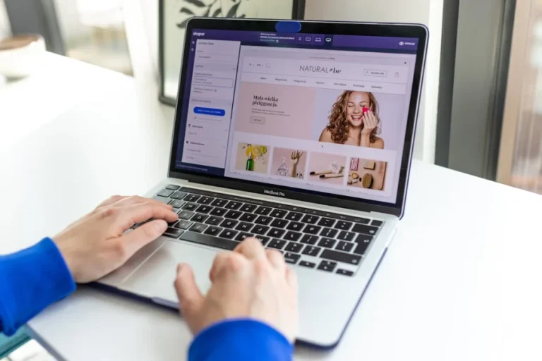 Professional online store design showcasing trust elements and clean visual hierarchy
